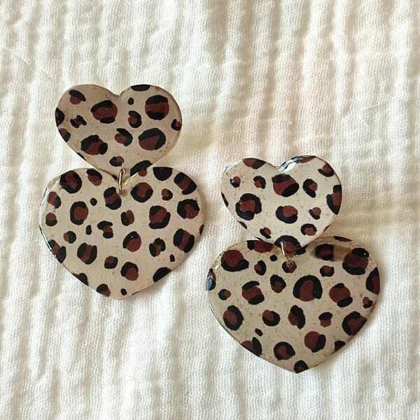 BO pendantes Gloria léopard