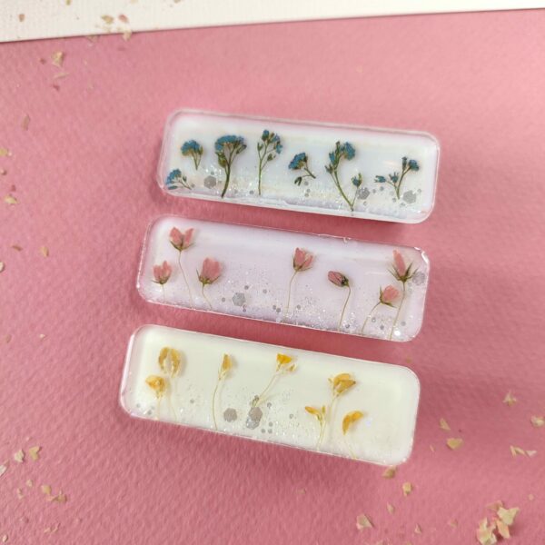 Barrette petites fleurs