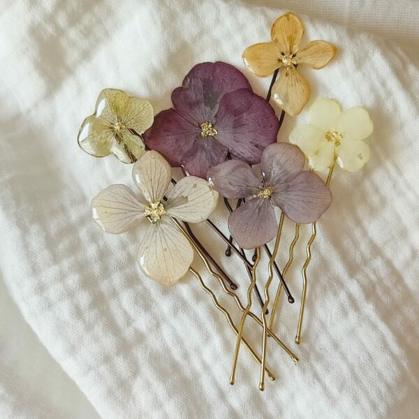 Epingle à chignon Hortensia